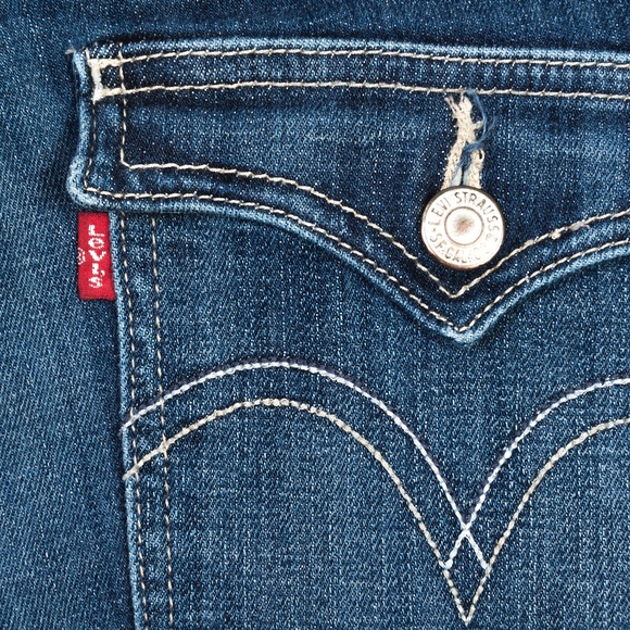 Levis 524 Jeans Too Superlow Boot Low Rise Medium - Picture 6 of 8